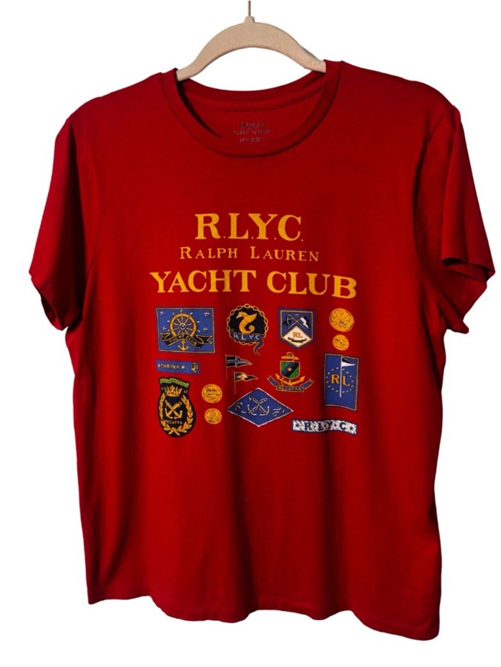 Polo by Ralph Lauren Red Yacht Club Graphic Tee
